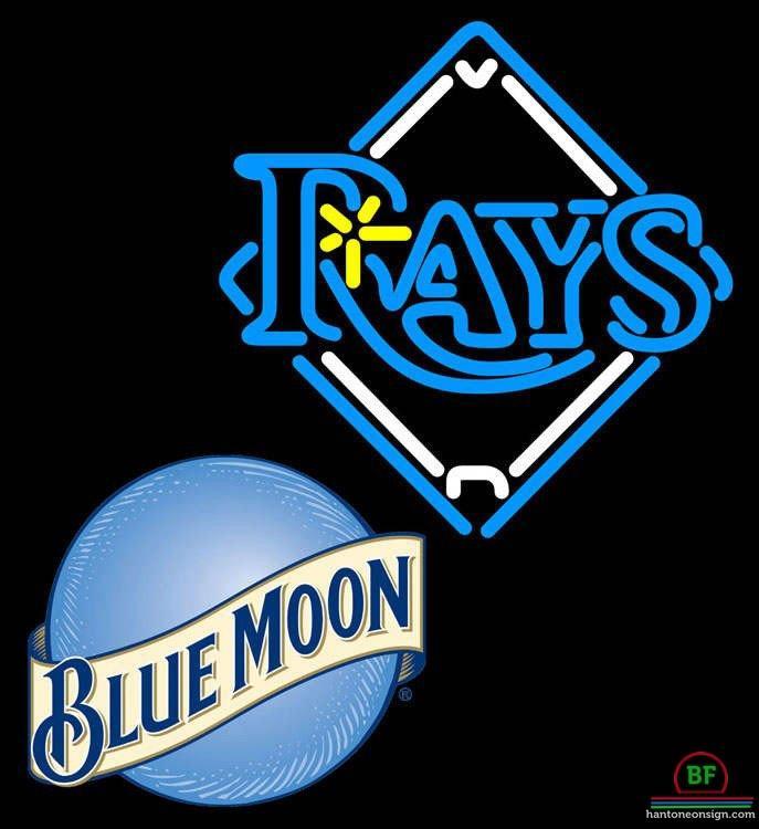 Custom Blue Moon Tampa Bay Rays Neon Sign MLB Teams Neon Light