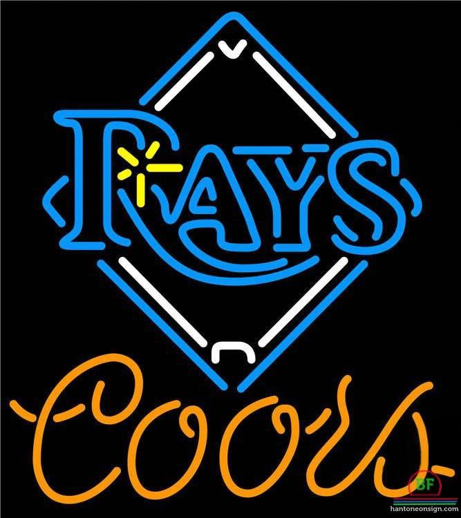 Custom Coors Light Tampa Bay Rays Neon Sign MLB Teams Neon Light