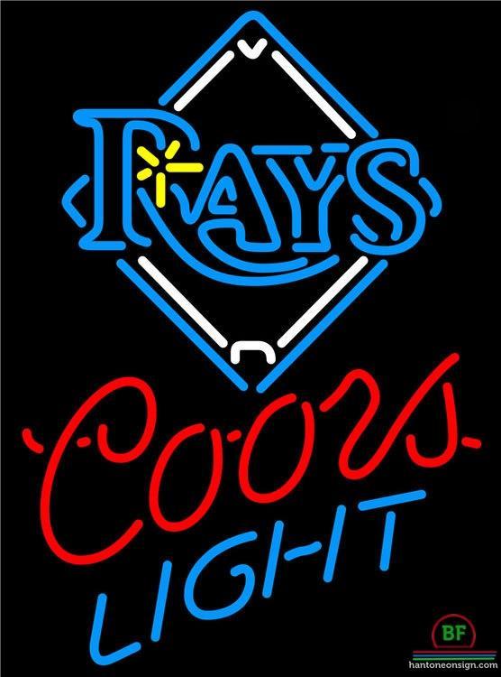 Custom Coors Light Tampa Bay Rays Neon Sign MLB Teams Neon Light