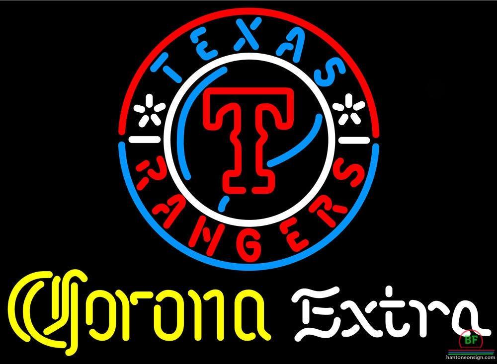 Custom Corona Extra Texas Rangers Neon Sign MLB Teams Neon Light