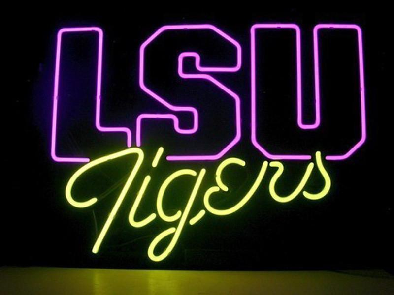 Custom LSU Tighers NCAA Sports Neon Sign Real Neon Light