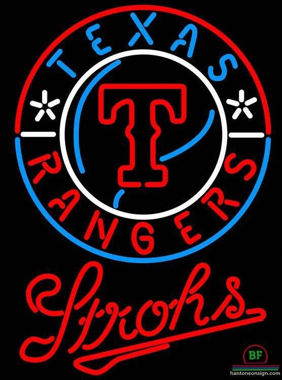 Custom Strohs Texas Rangers Neon Sign MLB Teams Neon Light