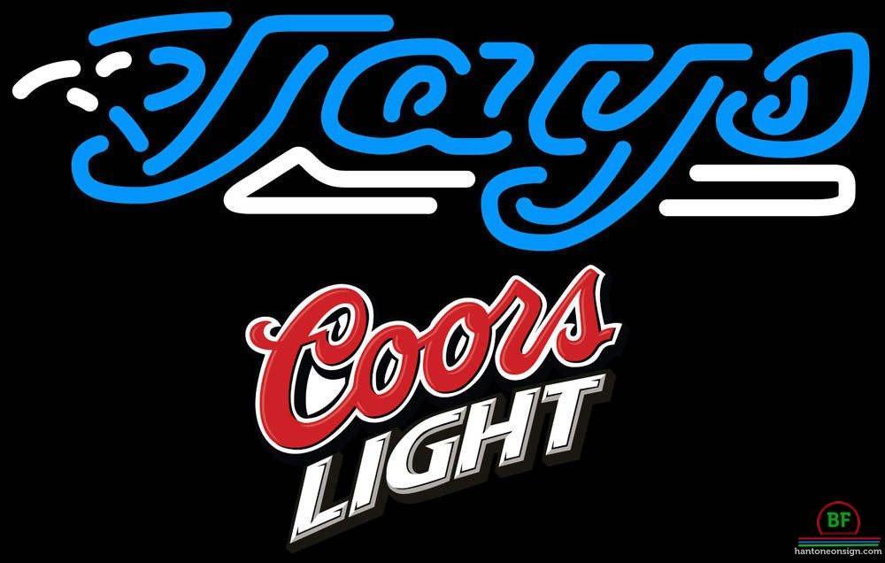 Custom Coors Light Toronto Blue Jays Neon Sign MLB Teams Neon Light