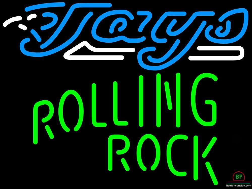 Custom Rolling Rock Toronto Blue Jays Neon Sign MLB Teams Neon Light