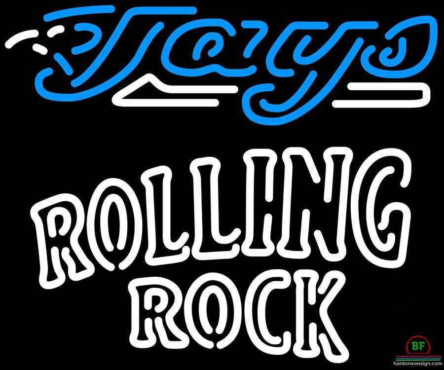 Custom Rolling Rock Toronto Blue Jays Neon Sign MLB Teams Neon Light