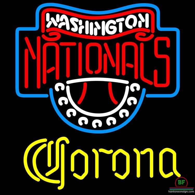 Custom Corona Washington Nationals Neon Sign MLB Teams Neon Light