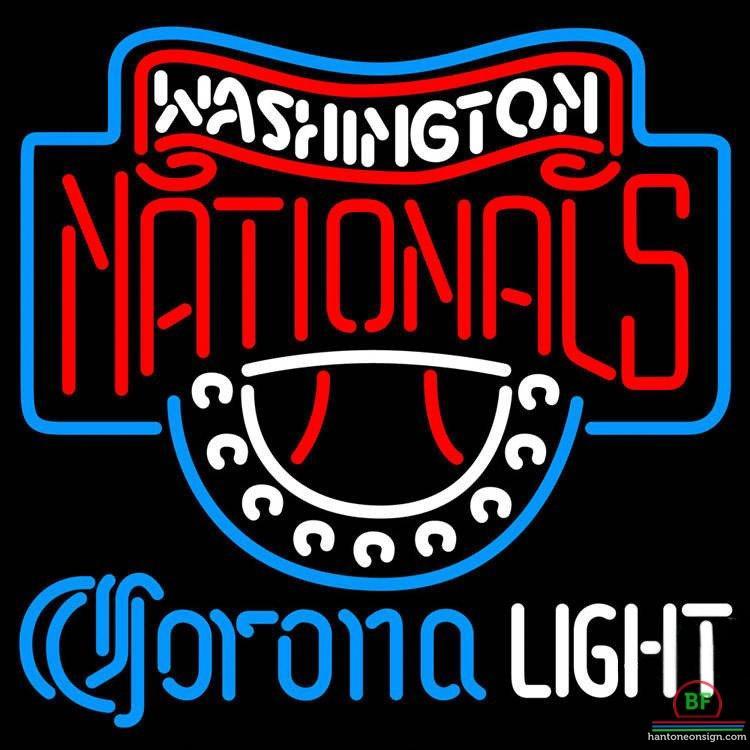 Custom Corona Light Washington Nationals Neon Sign MLB Teams Neon Light