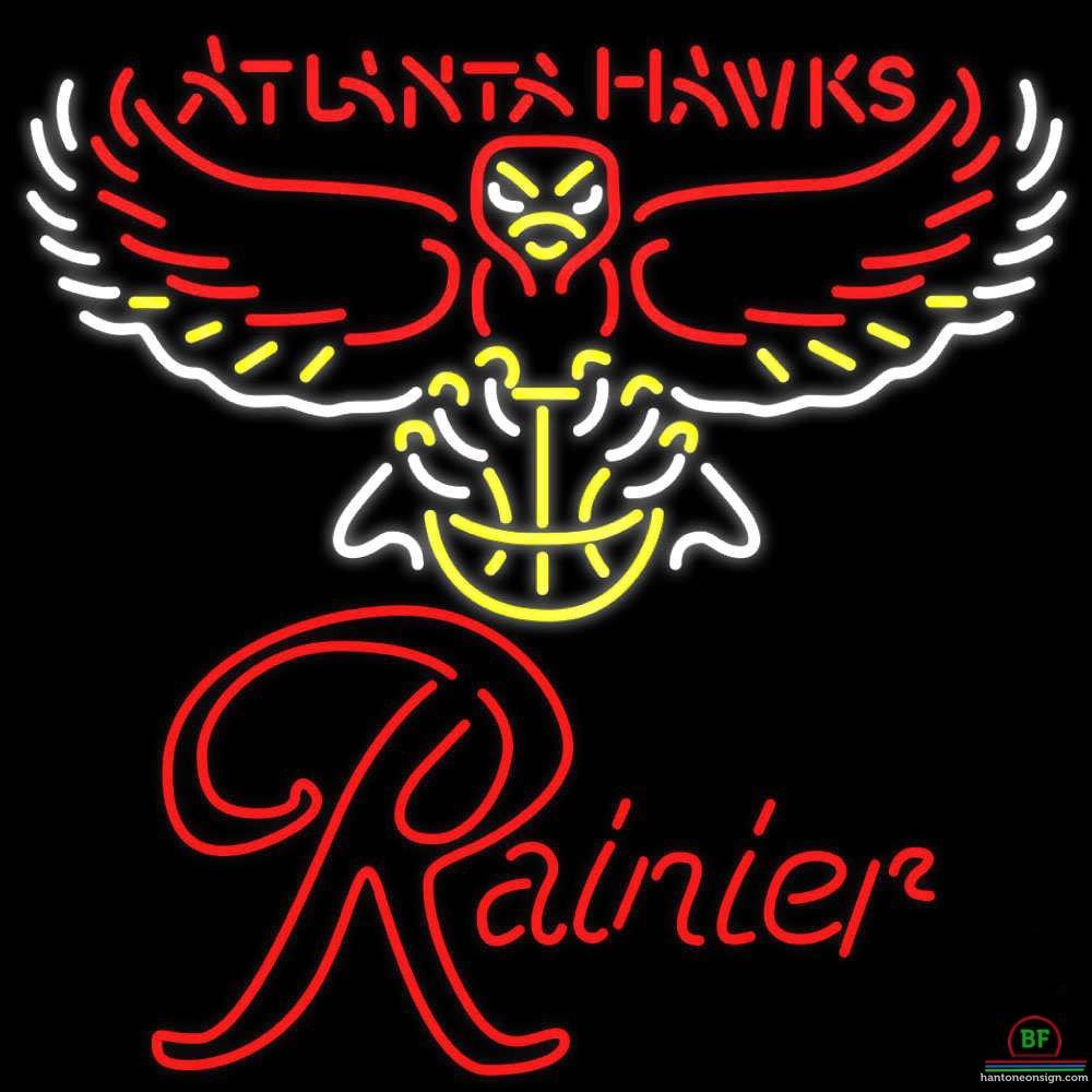 Custom Rainier Atlanta Hawks Neon Sign NBA Teams Neon Light