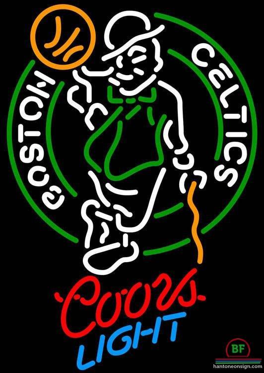 Custom Coors Light Boston Celtics Neon Sign NBA Teams Neon Light
