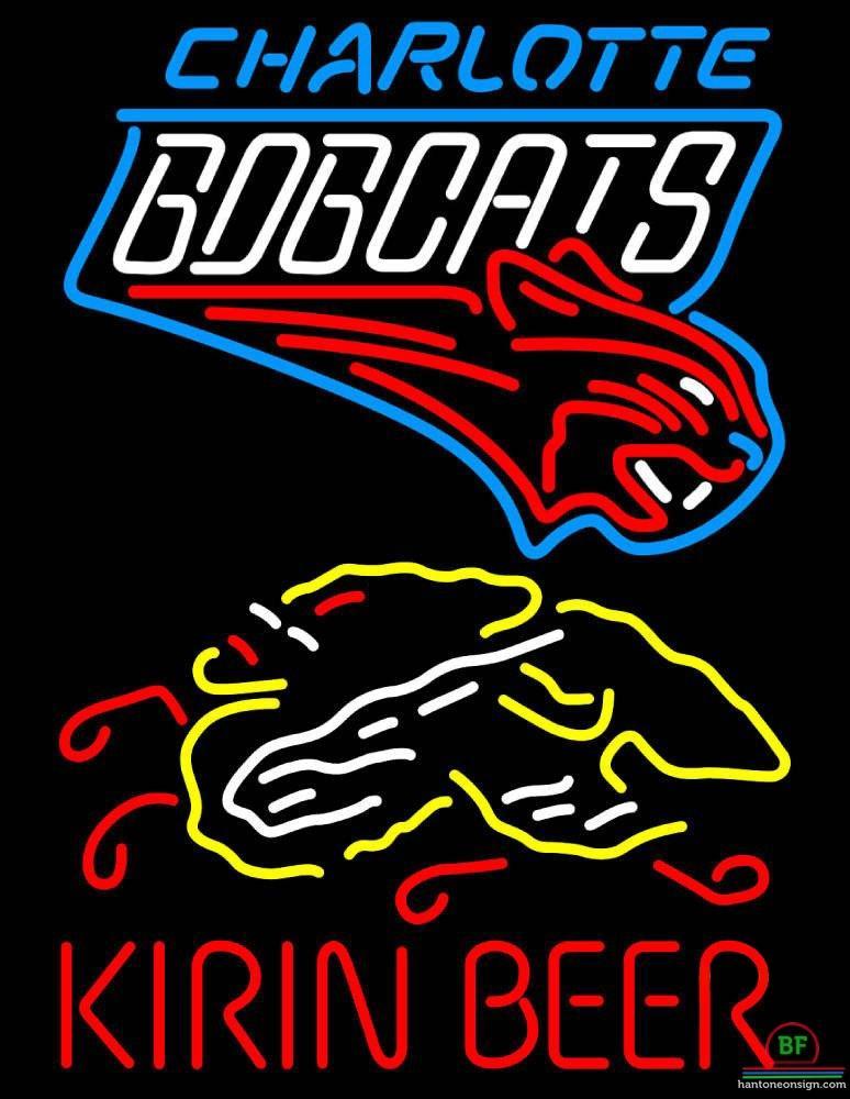 Custom Kirin Beer Charlotte Bobcats Neon Sign NBA Teams Neon Light