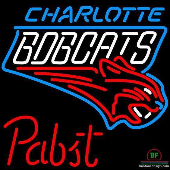 Custom Pabst Charlotte Bobcats Neon Sign NBA Teams Neon Light