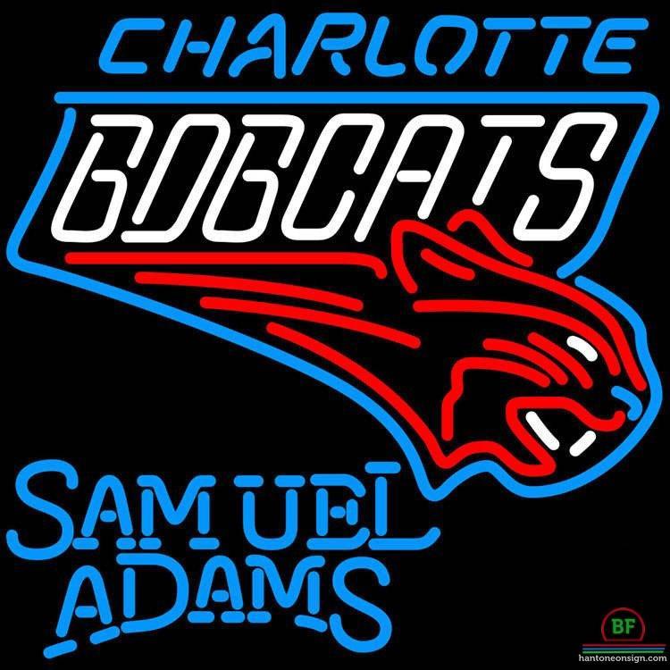 Custom Samuel Adams Charlotte Bobcats Neon Sign NBA Teams Neon Light