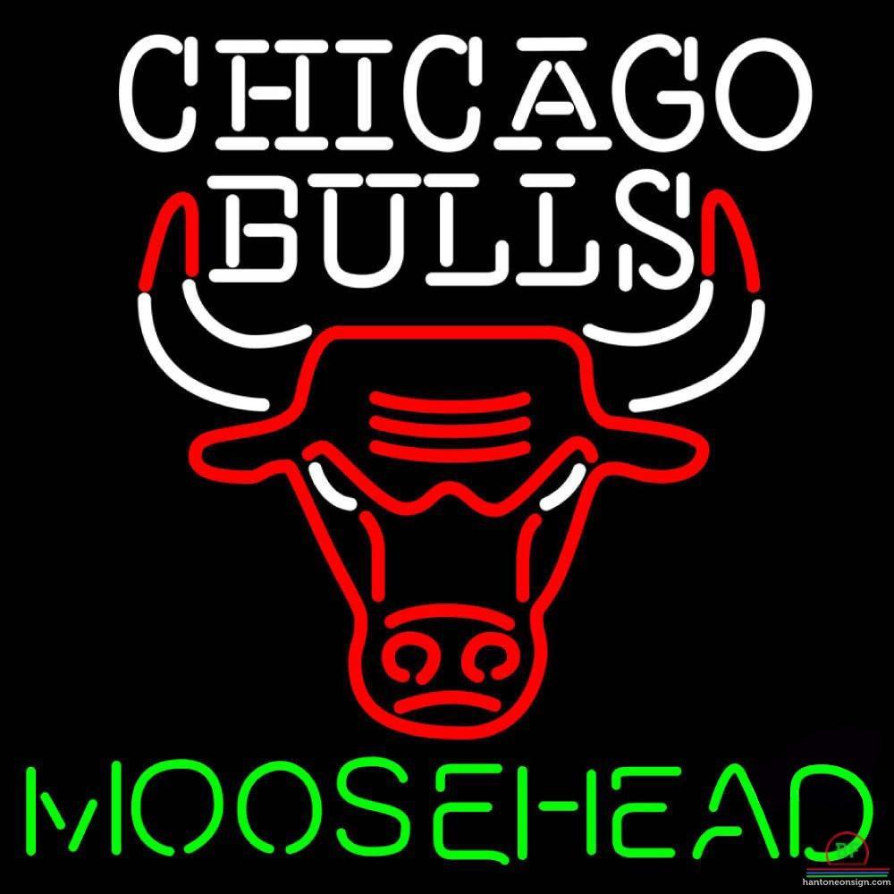 Custom Moosehead Chicago Bulls Neon Sign NBA Teams Neon Light