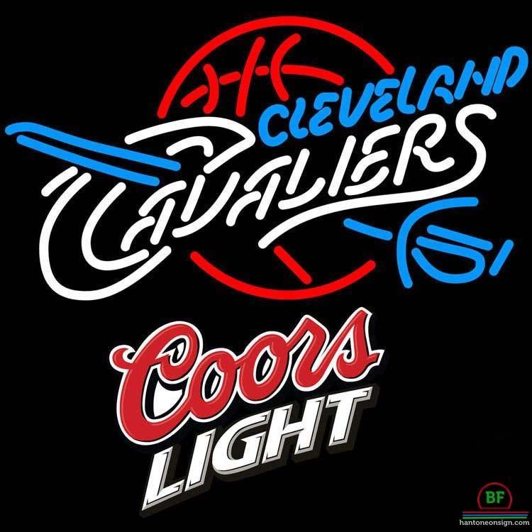 Custom Coors Light Cleveland Cavalier Neon Sign NBA Teams Neon Light
