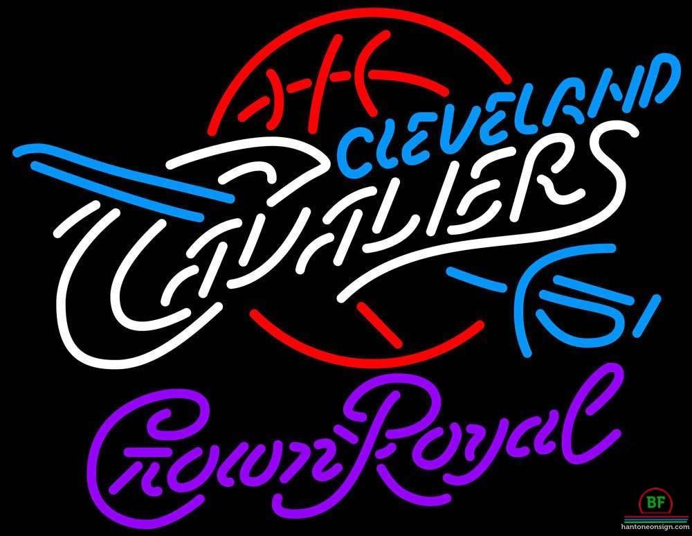 Custom Crown Royal Cleveland Cavalier Neon Sign NBA Teams Neon Light