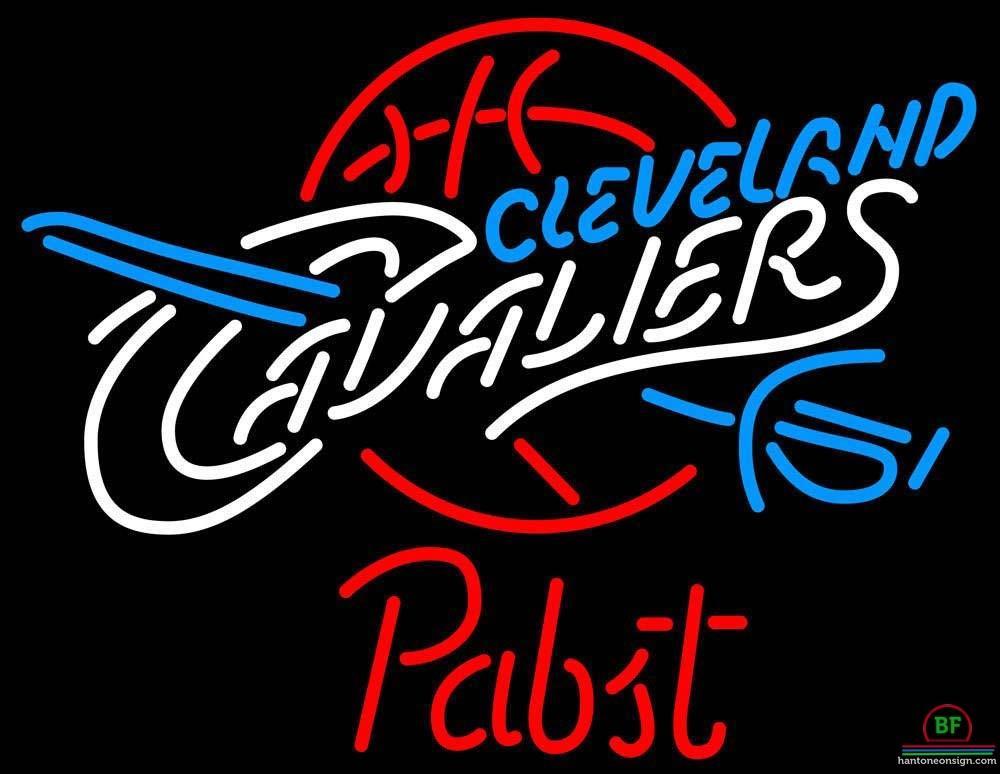 Custom Pabst Blue Ribbon Cleveland Cavalier Neon Sign NBA Teams Neon Light