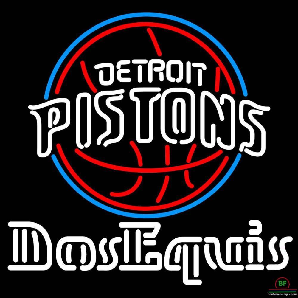 Custom Dos Equis Detroit Pistons Neon Sign NBA Teams Neon Light