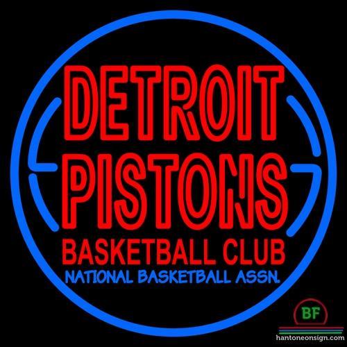 Custom Detroit Pistons Neon Sign NBA Teams Neon Light