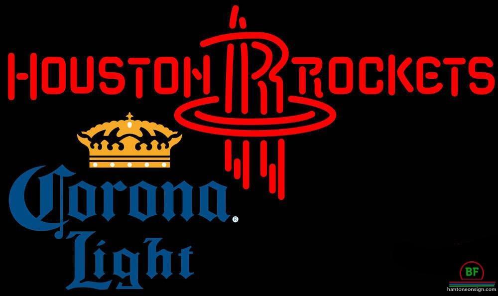 Custom Corona Light Houston Rockets Neon Sign NBA Teams Neon Light
