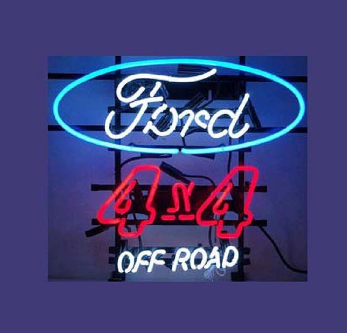 Custom Ford 4X4 Off Road Real Neon Sign