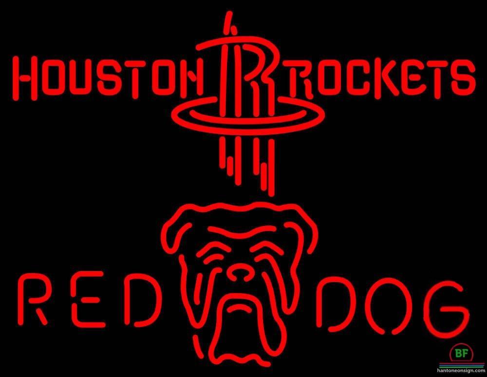 Custom Red Dog Houston Rockets Neon Sign NBA Teams Neon Light