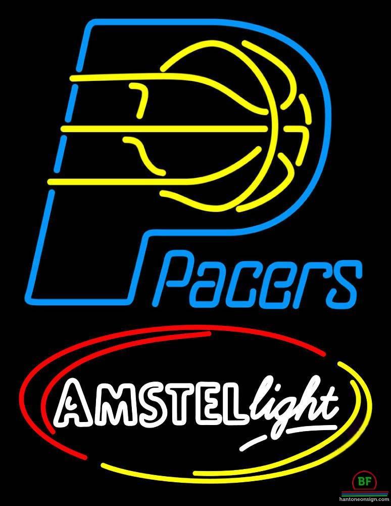 Custom Amstel Light Indiana Pacers Neon Sign NBA Teams Neon Light