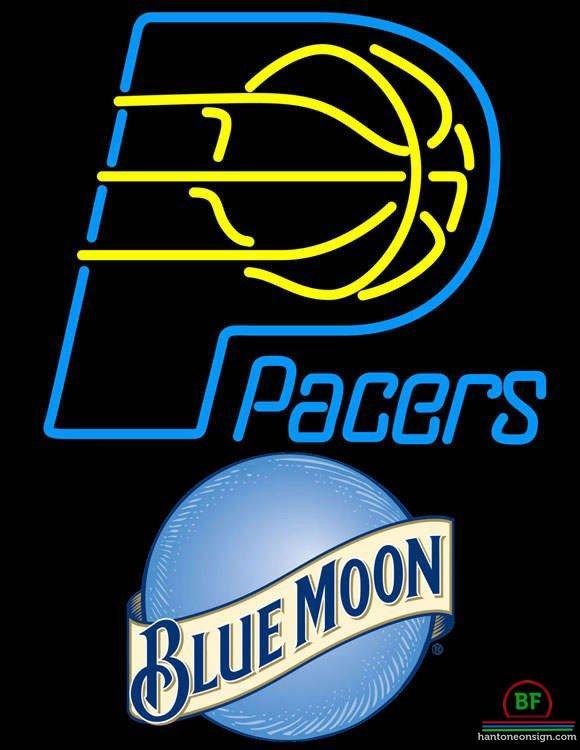 Custom Blue Moon Indiana Pacers Neon Sign NBA Teams Neon Light