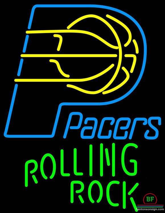 Custom Rolling Rock Indiana Pacers Neon Sign NBA Teams Neon Light