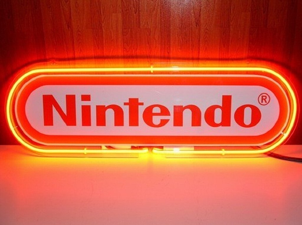 Custom Nintendo Red Neon Sign