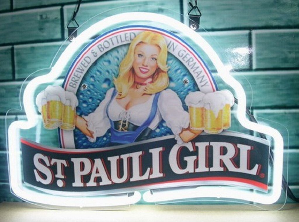 Custom St Pauli Girl Neon Sign