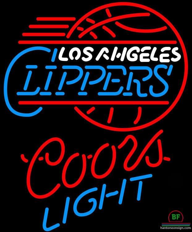 Custom Coors Light Los Angeles Clippers Neon Sign NBA Teams Neon Light