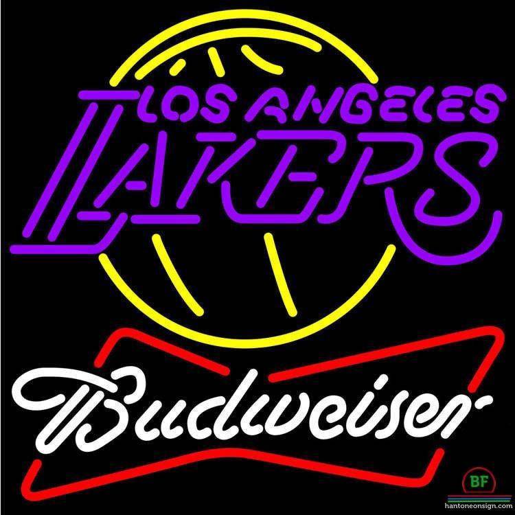 Custom Budweiser Los Angeles Lakers Neon Sign NBA Teams Neon Light