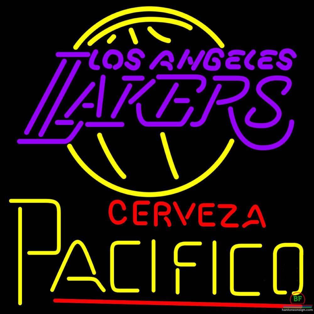 Custom Cerveza Pacifico Los Angeles Lakers Neon Sign NBA Teams Neon Light