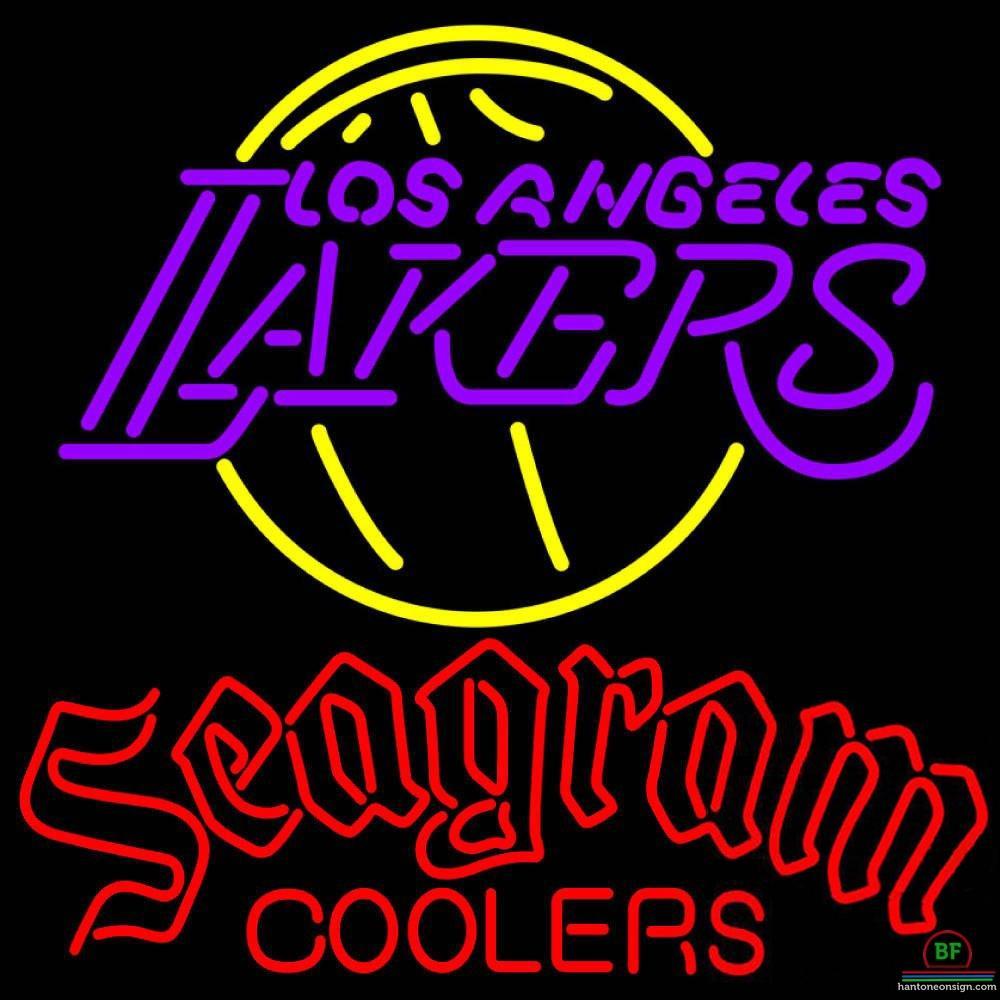 Custom Seagram Los Angeles Lakers Neon Sign NBA Teams Neon Light
