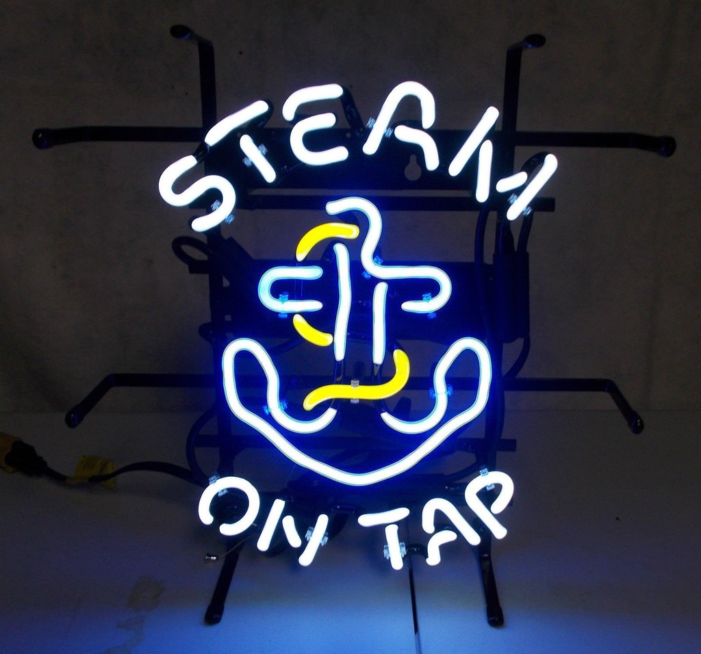 Custom Anchor Steam Neon Sign