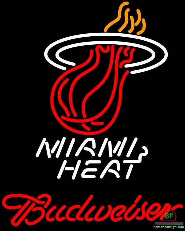 Custom Budweiser Miami Heat Neon Sign NBA Teams Neon Light