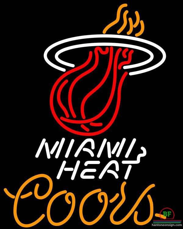 Custom Coors Light Miami Heat Neon Sign NBA Teams Neon Light