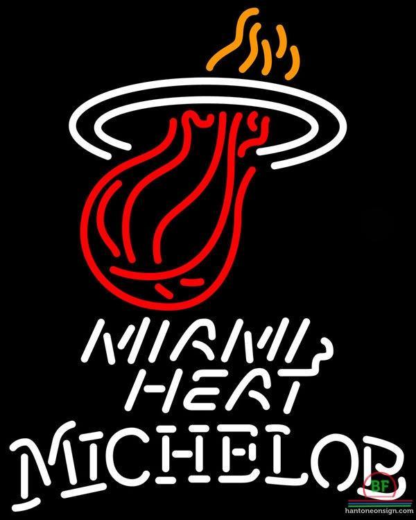 Custom Michelob Miami Heat Neon Sign NBA Teams Neon Light