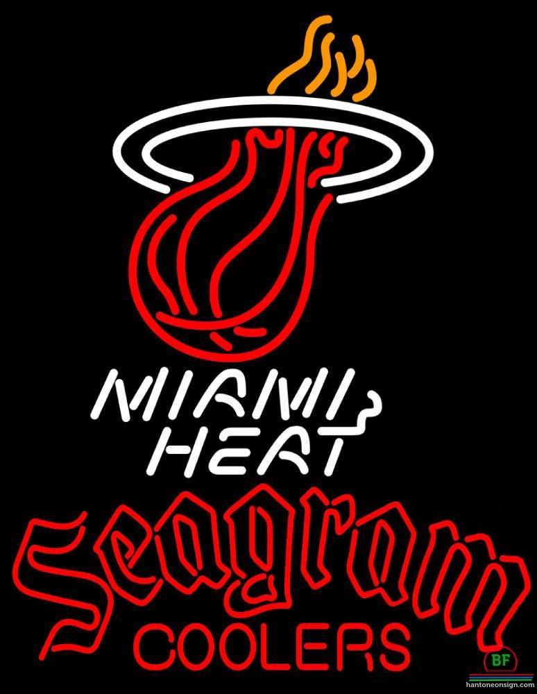 Custom Seagram Miami Heat Neon Sign NBA Teams Neon Light