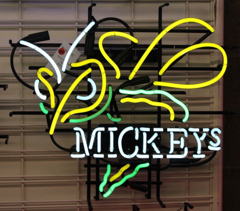 Custom Mickeys Bumble Hornet Neon Sign