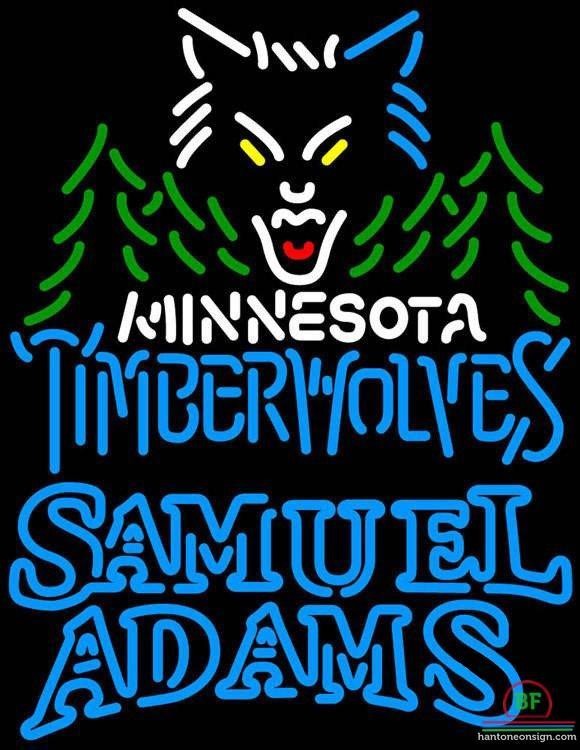 Custom Samuel Adams Minnesota Timber Neon Sign NBA Teams Neon Light