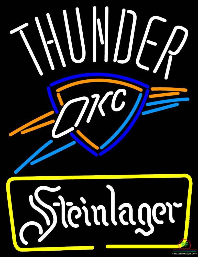 Custom Steinlager Oklahoma City Thunder Neon Sign NBA Teams Neon Light