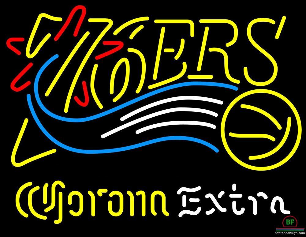 Custom Corona Extra Philadelphia 76ers Neon Sign NBA Teams Neon Light
