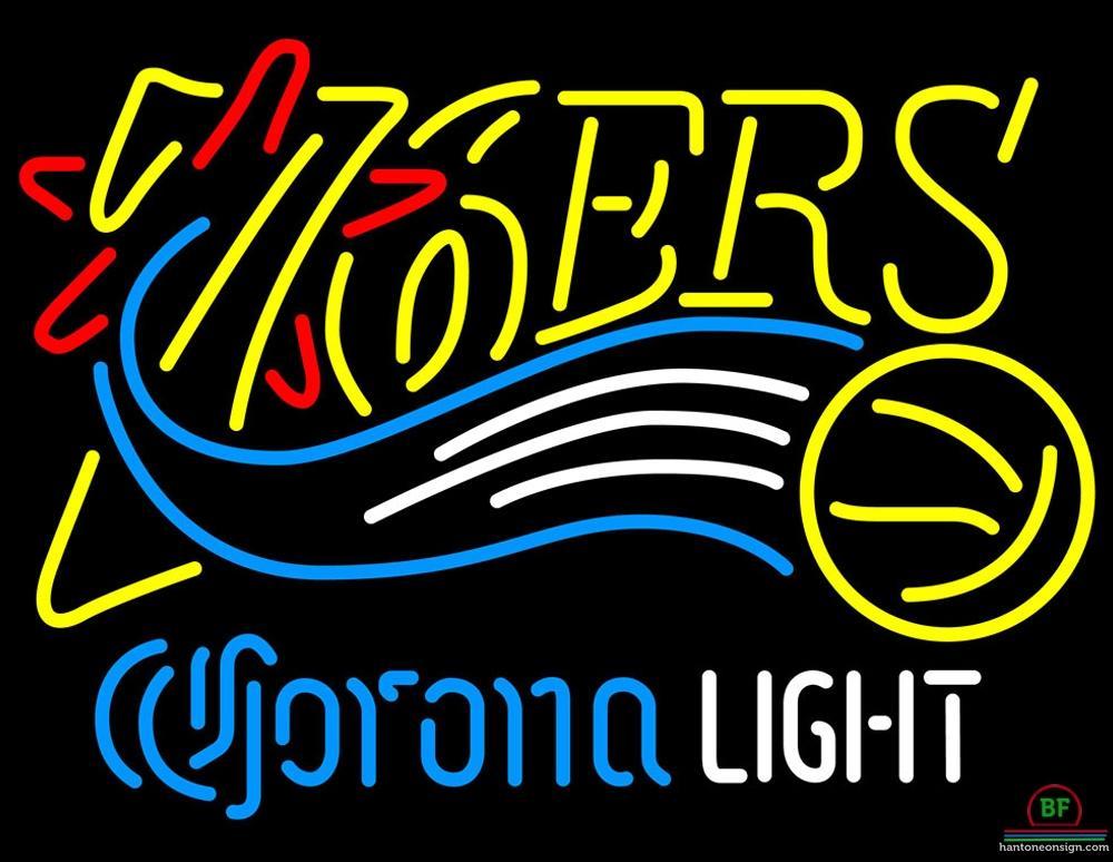 Custom Corona Light Philadelphia 76ers Neon Sign NBA Teams Neon Light