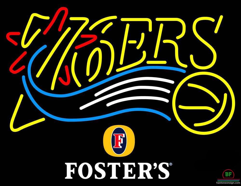 Custom Fosters Philadelphia 76ers Neon Sign NBA Teams Neon Light