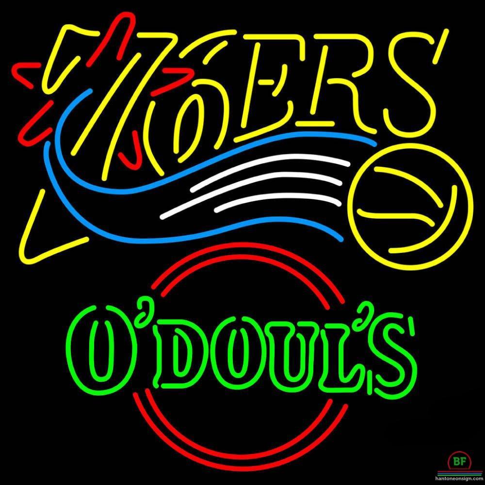 Custom Odouls Philadelphia 76ers Neon Sign NBA Teams Neon Light