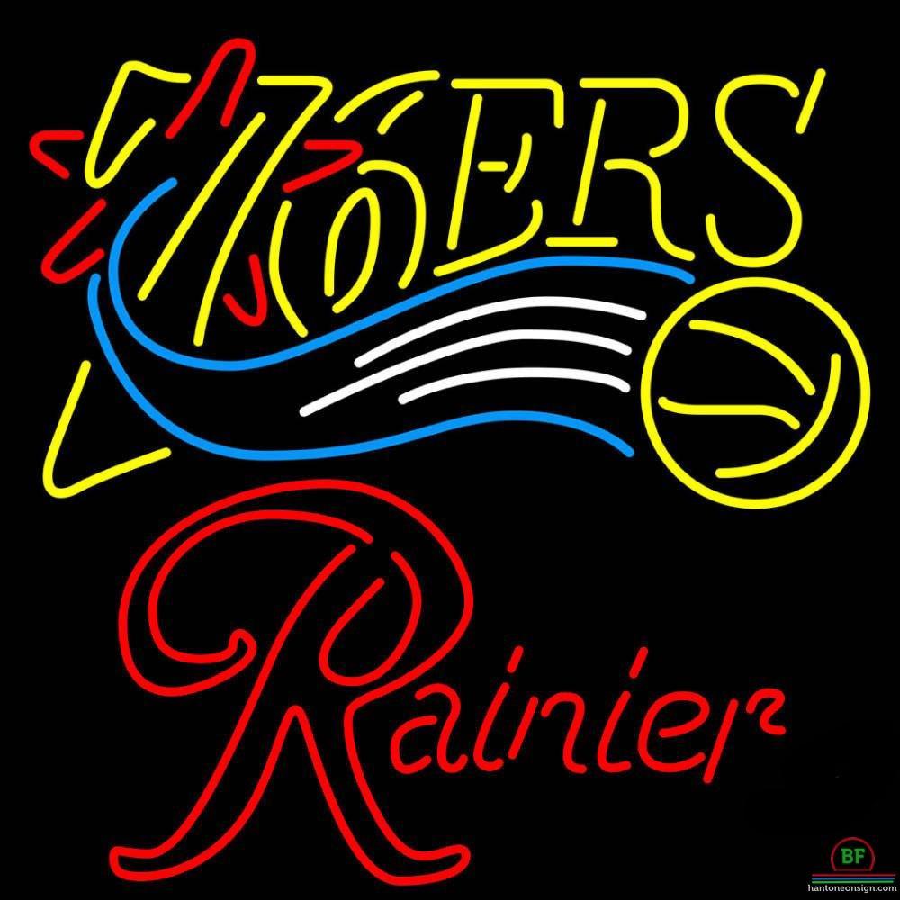 Custom Rainier Philadelphia 76ers Neon Sign NBA Teams Neon Light