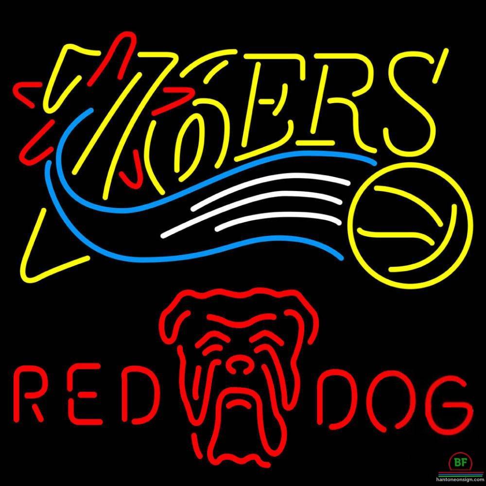 Custom Red Dog Philadelphia 76ers Neon Sign NBA Teams Neon Light