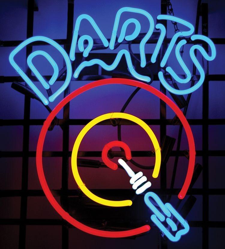 Custom Darts Bullsey Neon Sign