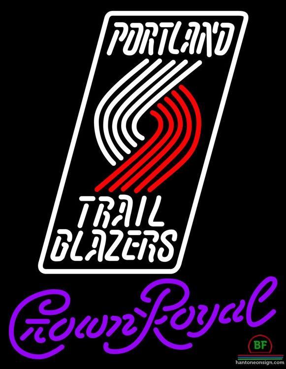 Custom Crown Royal Portland Trail Blazers Neon Sign NBA Teams Neon Light